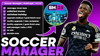 [UPDATED] MOD MENU SOCCER MANAGER 2025 | v2.2.8 | UNLIMITED MONEY FITNESS MAX MORALE MAX MAX MANAGER