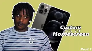 I CREATE my own iOS 14 Homescreen (Part 1)