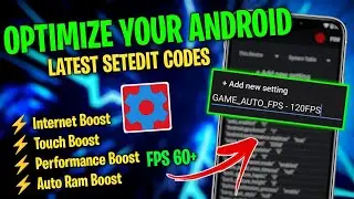 How To Optimize Your Android Phone Using Set Edit Codes ✅