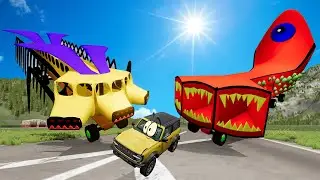 БИТВА ПОЕЗДА ПОЖИРАТЕЛЯ ПРОТИВ АВТОБУСА ПОЖИРАТЕЛЯ! Кто победит? Гоша и Чич.