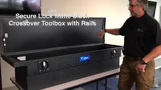 UWS Secure Lock Crossover Toolbox with Rails - Matte Black