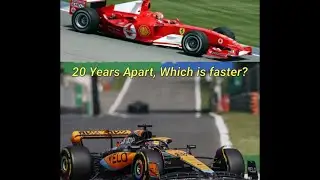 2024 F1 Car Vs 2004 F1 Car: Lap time Comparison 