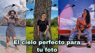 COMO HACER FOTOS CON MOVIMIENTO / cambia el cielo de tu foto 📱