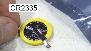 UNBOXING LIION  BATTERY CR2335 WITH WELDING FOOT