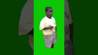 Say ohh meme strange look boy Green Screen Meme