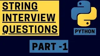 string interview questions || python string