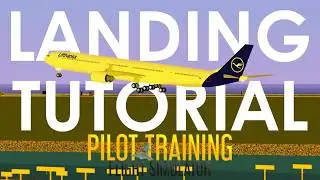 How to Land (Butter) in Pilot Training Flight Simulator! (Roblox)