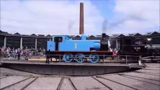 Dag med Thomas Tog på Danmarks Jernbanemuseum 2015