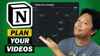 Notion Content Calendar for YouTube (SIMPLE YET EFFECTIVE)