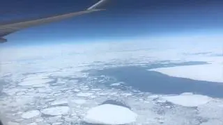 Ice Sheets floating on the Atlantic Sea View from Above - NatashaMorganYouTuber
