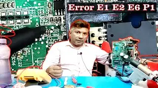 Godrej inverter ac error E1 E2 E6 E0 P1