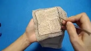 МК.Вязание в разных направлениях квадрата. Для пледа, скатерти, салфетки