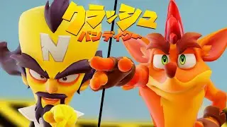 Invisible インビジブル 🥭 Crash bandicoot & Dr. Neo Cortex「AI Cover」MMD
