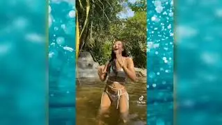 goyang tiktok pake bikini hot banget
