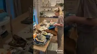 What it's really like packing your kids' things before a trip | Clear Packing Cubes #shorts