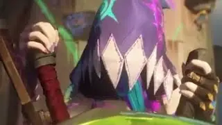 Arcane BUT Jinx listens to TV Off