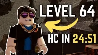[WR] HARDCORE TRIUMPH IN 24 MINUTES WITH A LEVEL 64 ACCOUNT | DAY 3 NOOB TO PRO | Roblox TDS