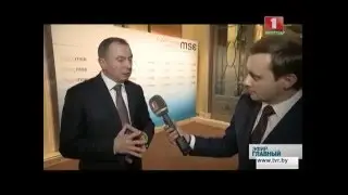 Интервью Министра иностранных дел Беларуси В Макея программе «Главный эфир» на телеканале «Беларусь