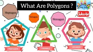 Let's Learn About 😊Polygons.🔻🟧 Easy And Simple Lesson For Kids.