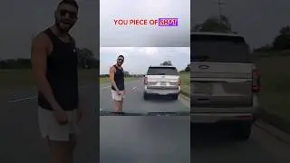 Road Raging Tough Guy Gets Owned