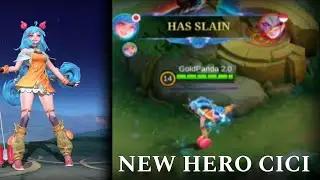 NEW HERO CICI KILLS ENEMIES WITH A YOYO | Cici Mobile Legends