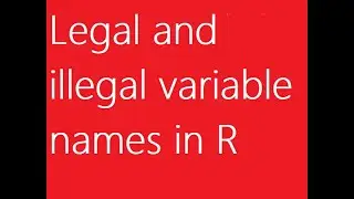 09 - Legal and illegal variable names in R - Urdu/Hindi