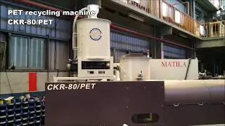 【K Show 2019】Matila CKR Model 3 In 1 Double Filter Plastic Waste Recycle Machine