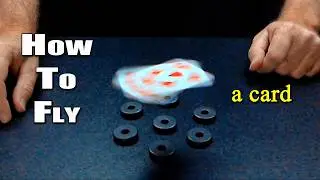 How To Fly a card Two ~ more Magnets & more Card Scaling