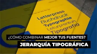 👉🏻 ¿Cómo COMBINAR bien tus FUENTES? -  ✅ JERARQUÍA TIPOGRÁFICA