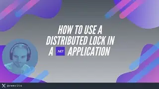 How to use a distributed lock in a .NET application