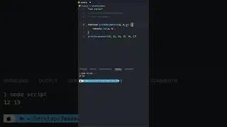 ✅ Javascript (...Rest Parameters) are very useful 