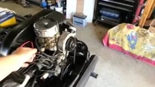 VW Beetle Engine W/O Pipes