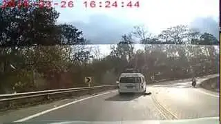 Very bad place to fall off your bike