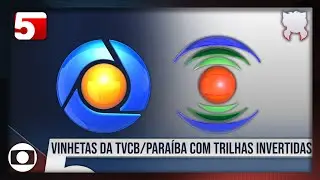 MONTAGEM | Vinhetas da TV Cabo Branco & TV Paraíba (2013), mas com trilhas trocadas