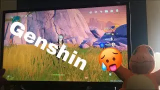 8 minutes of playing genshin impact with ps4 controller