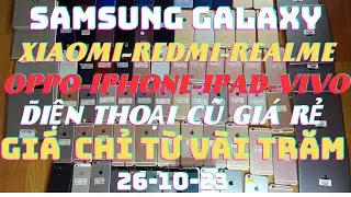 Thanh lý điện thoại Iphone-Samsung-Oppo-Vivo-Xiaomi cũ nguyên zin giá rẻ