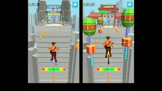 Sky🏂🏄 Rope Adventure All Level Gameplay
