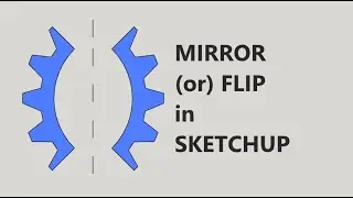 Mirror in sketchup