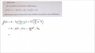 MonPlanMaths : Fonction lineaire  - on considère la fonction f définie par