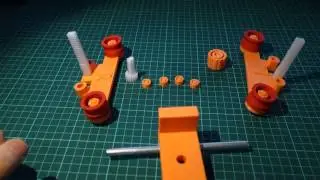 Prusa i3 MK2 adjustable and low profile spool holder