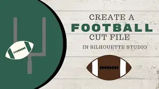Create a Football Design in Silhouette Studio