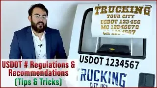 USDOT Number Sticker Decal Regulations & Recommendations | How To Display Your USDOT Truck Lettering