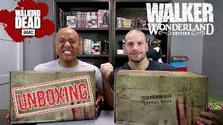 AMC The Walking Dead Supply Drop Box UNBOXING!! | 'Walker Wonderland Edition' | December 2019