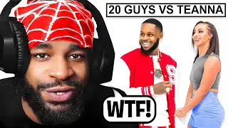 Tbvnks Reacts to 20 GUYS vs TEANNA TRUMP..