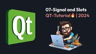07 Qt Signals and slots | Qt Tutorial | 