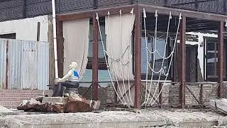 Коктебель. Начало реконструкции набережной (2), от Папая до реки Янтык