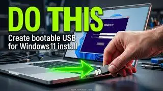 How to create bootable USB for Windows 11 and install Windows 11 using bootable USB drive