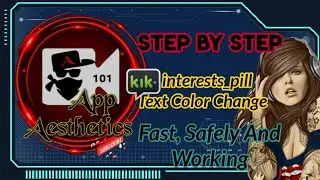 How To Use APK Editor-Step by Step interests_pill Text Color Change