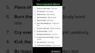 Top 10 idioms and phrases|idoms |phrases |idioms and phrases in english 