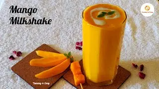Easy Mango Milkshake Recipe😋 Rich & Creamy Mango Shake | Mango Delight Mango Smoothie Summer Drink